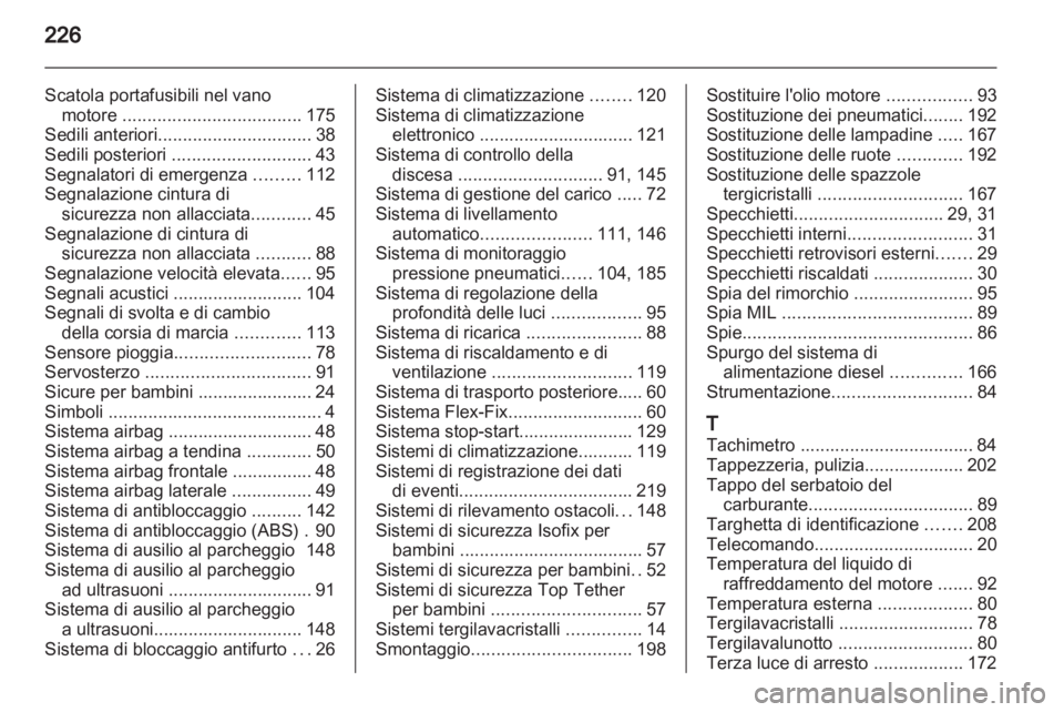 OPEL ANTARA 2013.5  Manuale di uso e manutenzione (in Italian) 