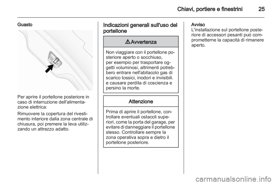 OPEL ANTARA 2013.5  Manuale di uso e manutenzione (in Italian) 