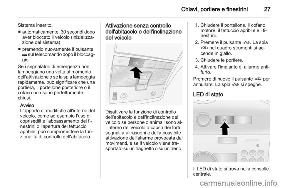 OPEL ANTARA 2013.5  Manuale di uso e manutenzione (in Italian) 