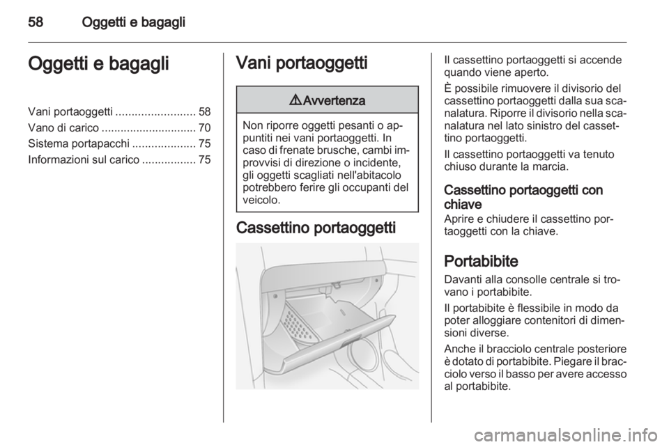 OPEL ANTARA 2013.5  Manuale di uso e manutenzione (in Italian) 