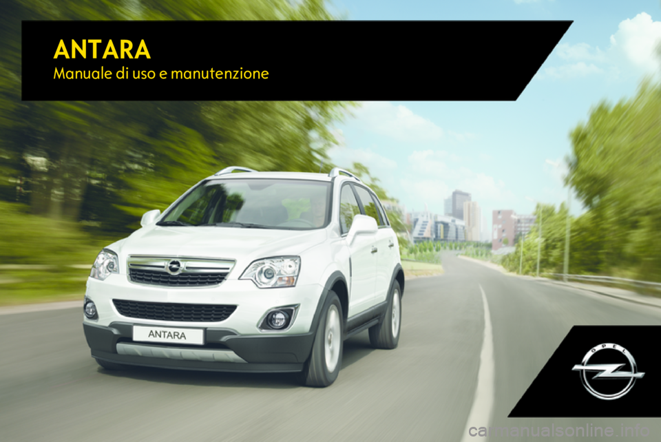 OPEL ANTARA 2017.5  Manuale di uso e manutenzione (in Italian) 