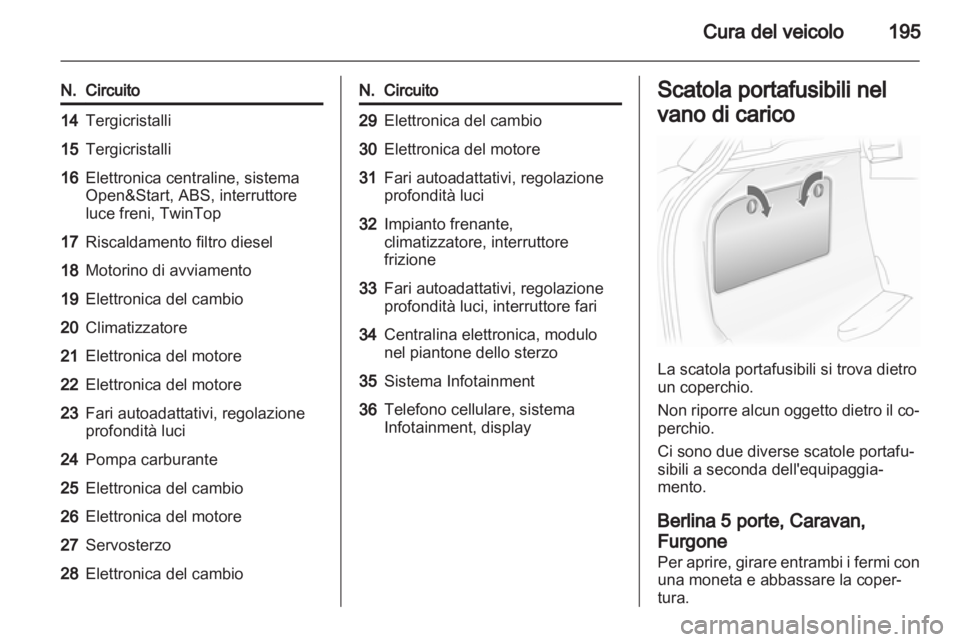 OPEL ASTRA H 2011  Manuale di uso e manutenzione (in Italian) 