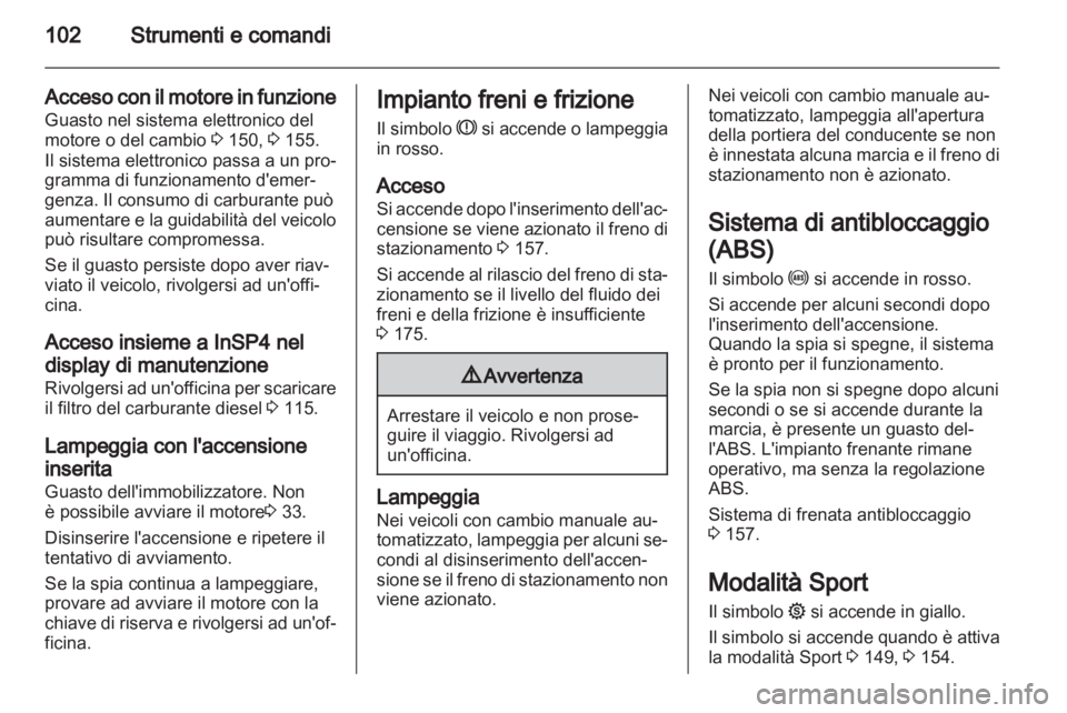 OPEL ASTRA H 2011.5  Manuale di uso e manutenzione (in Italian) 