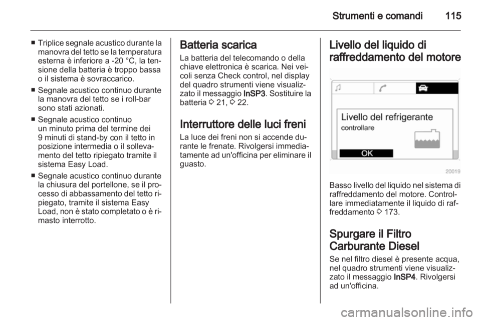 OPEL ASTRA H 2011.5  Manuale di uso e manutenzione (in Italian) 