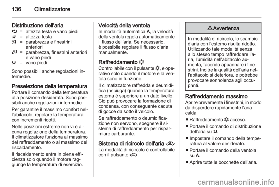 OPEL ASTRA H 2011.5  Manuale di uso e manutenzione (in Italian) 