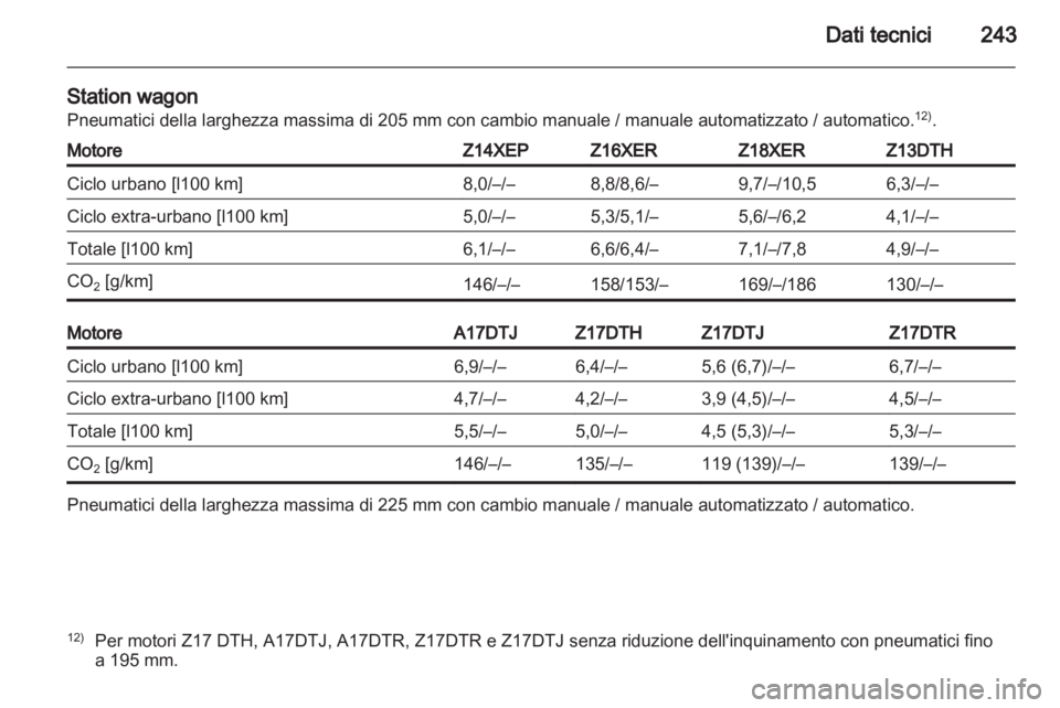 OPEL ASTRA H 2011.5  Manuale di uso e manutenzione (in Italian) 