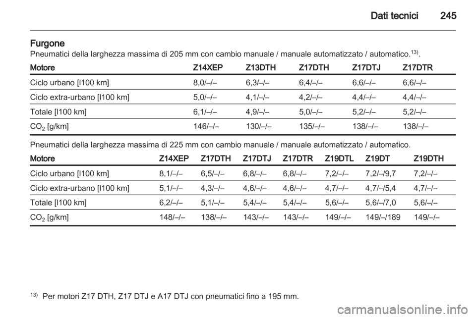 OPEL ASTRA H 2011.5  Manuale di uso e manutenzione (in Italian) 