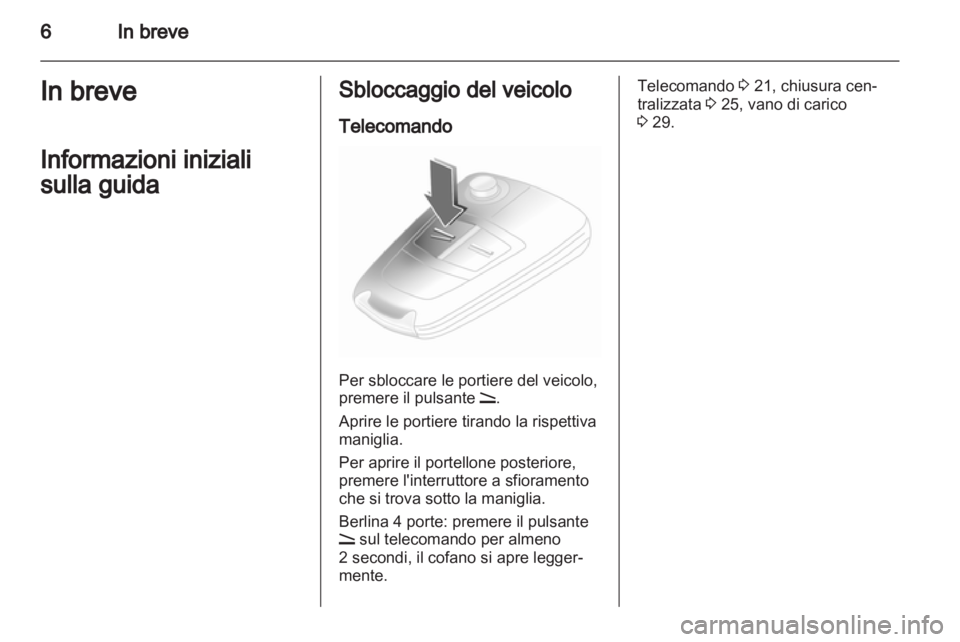 OPEL ASTRA H 2011.5  Manuale di uso e manutenzione (in Italian) 
