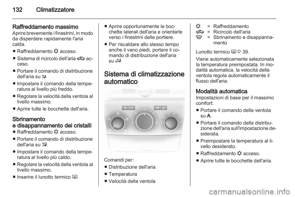 OPEL ASTRA H 2012 Manuale di uso e manutenzione (in Italian) OPEL ASTRA H 2012 Manuale di uso e manutenzione (in Italian)