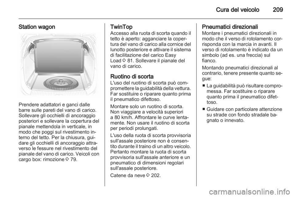 OPEL ASTRA H 2012 Manuale di uso e manutenzione (in Italian) OPEL ASTRA H 2012 Manuale di uso e manutenzione (in Italian)