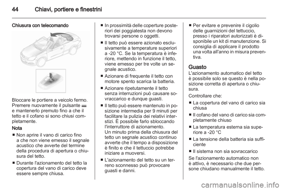OPEL ASTRA H 2012  Manuale di uso e manutenzione (in Italian) 