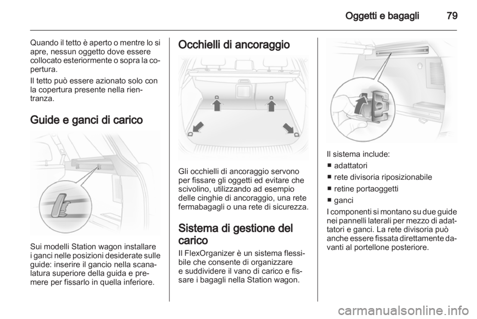 OPEL ASTRA H 2012  Manuale di uso e manutenzione (in Italian) 