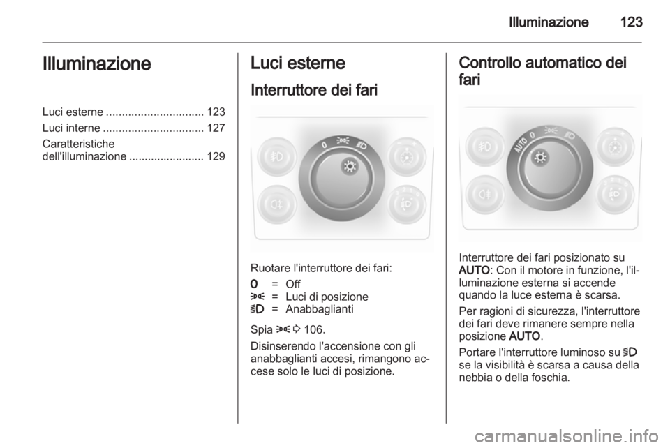 OPEL ASTRA H 2013  Manuale di uso e manutenzione (in Italian) 