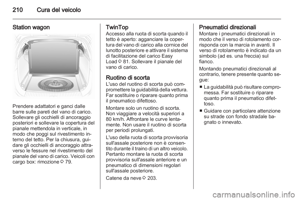 OPEL ASTRA H 2013  Manuale di uso e manutenzione (in Italian) 