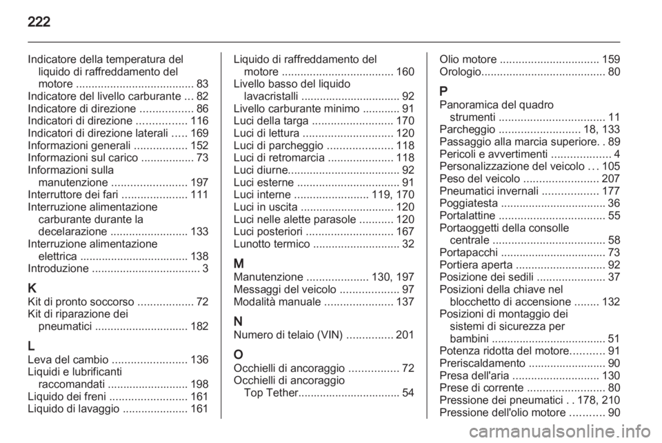OPEL ASTRA J 2010.5  Manuale di uso e manutenzione (in Italian) 