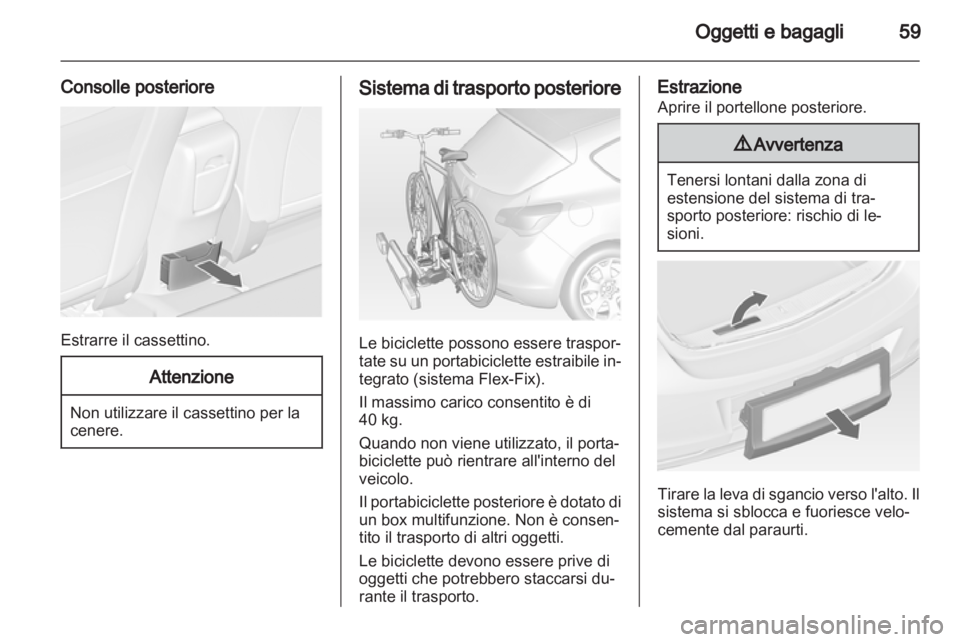 OPEL ASTRA J 2010.5  Manuale di uso e manutenzione (in Italian) 