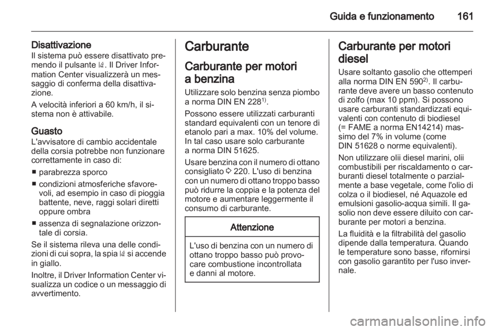 OPEL ASTRA J 2011  Manuale di uso e manutenzione (in Italian) 