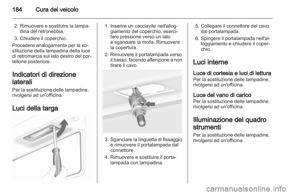 OPEL ASTRA J 2011  Manuale di uso e manutenzione (in Italian) 