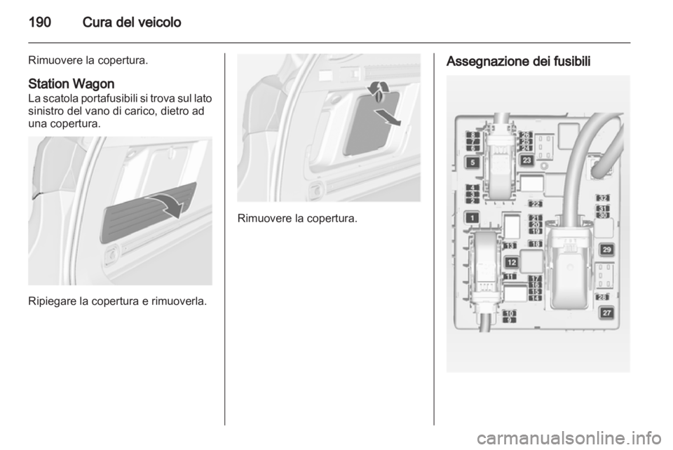 OPEL ASTRA J 2011  Manuale di uso e manutenzione (in Italian) 