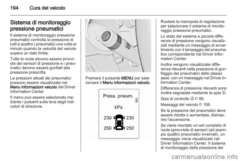 OPEL ASTRA J 2011  Manuale di uso e manutenzione (in Italian) 