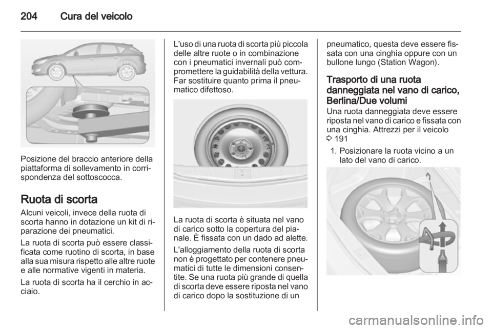 OPEL ASTRA J 2011  Manuale di uso e manutenzione (in Italian) 
