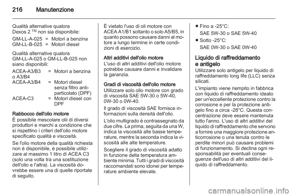 OPEL ASTRA J 2011  Manuale di uso e manutenzione (in Italian) 