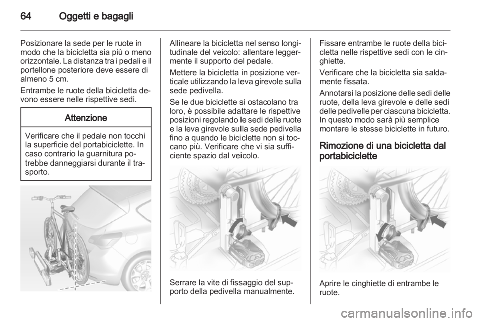 OPEL ASTRA J 2011  Manuale di uso e manutenzione (in Italian) 