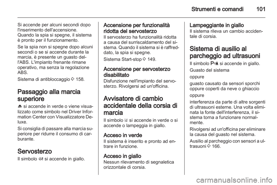OPEL ASTRA J 2011.5  Manuale di uso e manutenzione (in Italian) 
