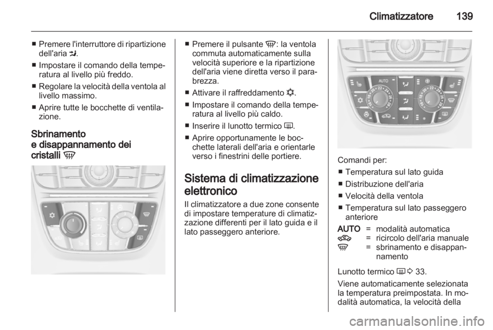 OPEL ASTRA J 2011.5  Manuale di uso e manutenzione (in Italian) 