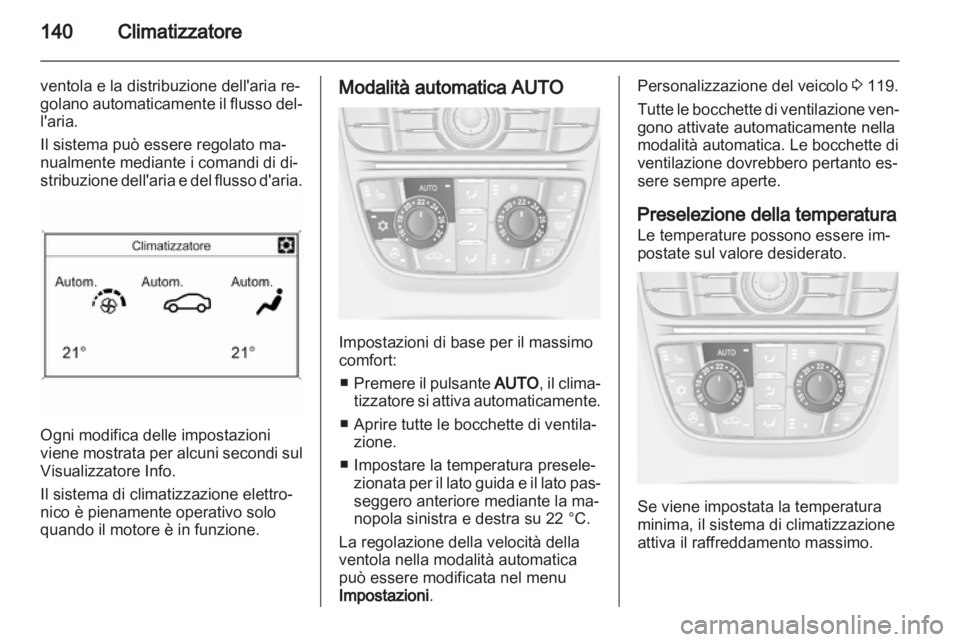OPEL ASTRA J 2011.5  Manuale di uso e manutenzione (in Italian) 