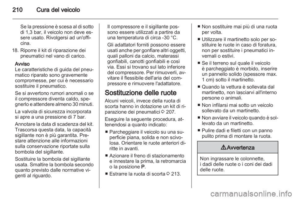 OPEL ASTRA J 2011.5  Manuale di uso e manutenzione (in Italian) 