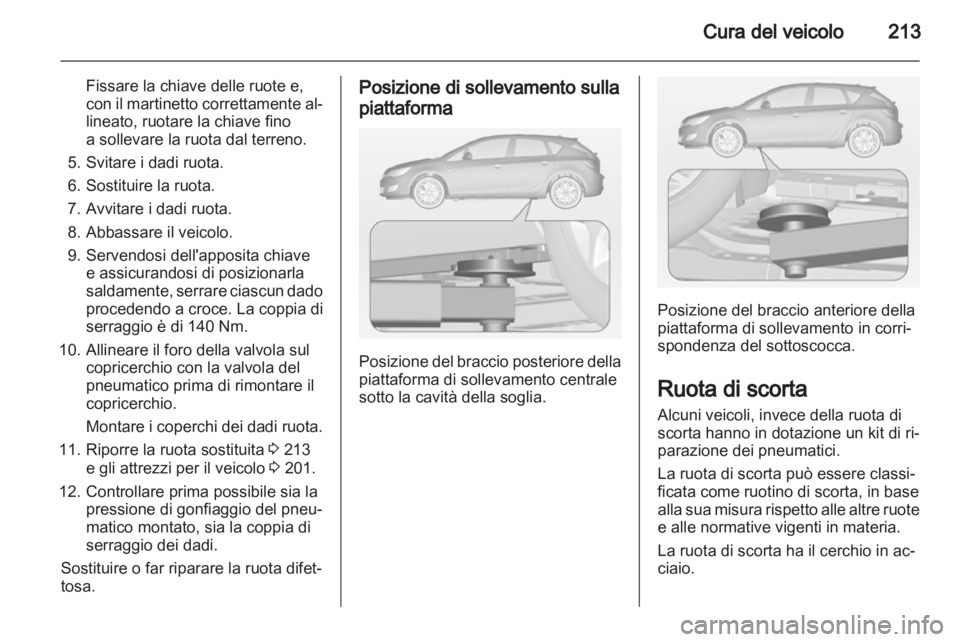 OPEL ASTRA J 2011.5 Manuale di uso e manutenzione (in Italian) OPEL ASTRA J 2011.5 Manuale di uso e manutenzione (in Italian)