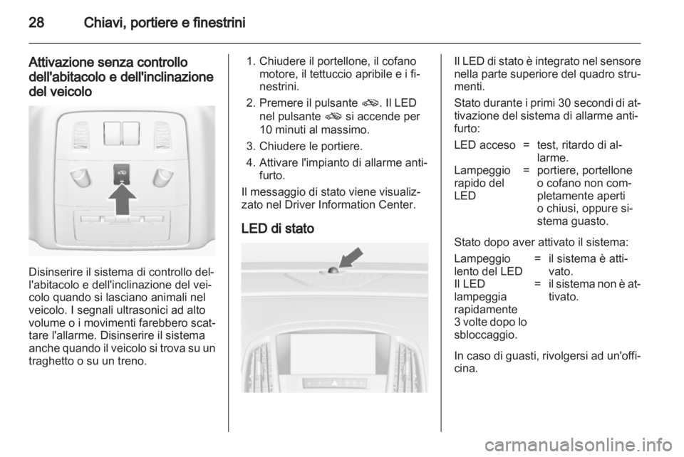 OPEL ASTRA J 2011.5  Manuale di uso e manutenzione (in Italian) 