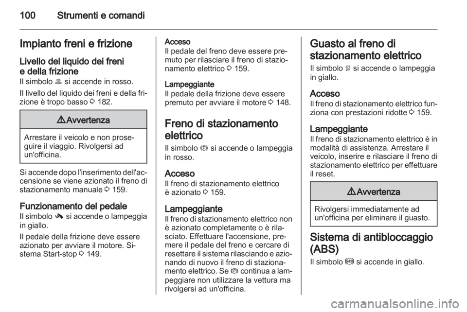 OPEL ASTRA J 2011.5  Manuale di uso e manutenzione (in Italian) 