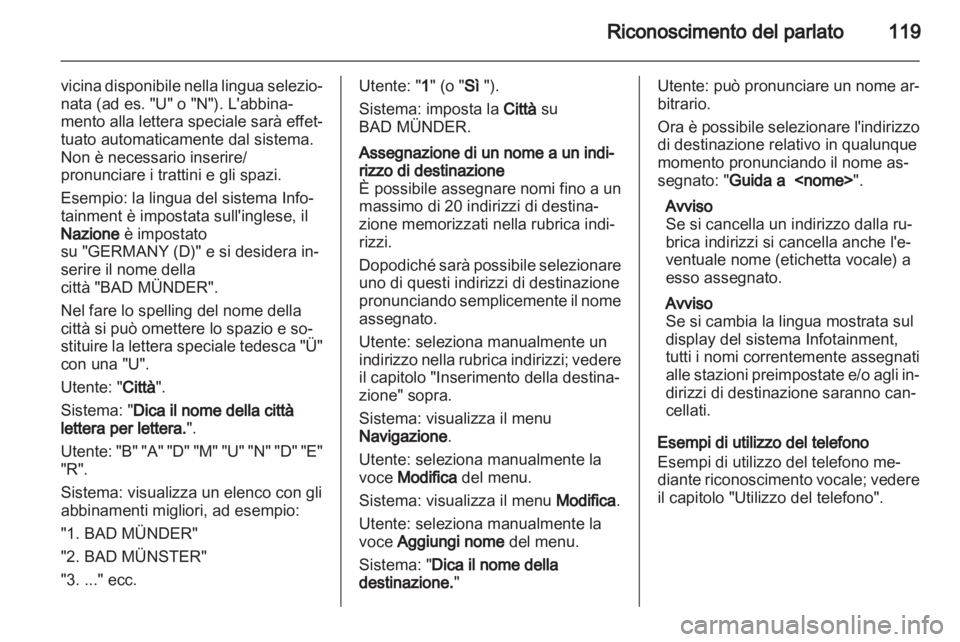 OPEL ASTRA J 2012  Manuale del sistema Infotainment (in Italian) 