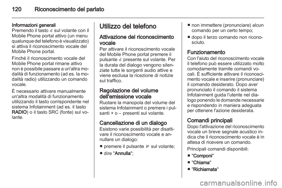 OPEL ASTRA J 2012  Manuale del sistema Infotainment (in Italian) 