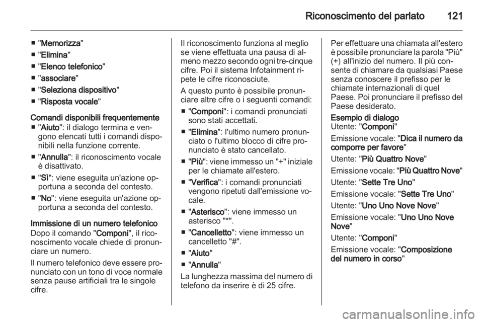 OPEL ASTRA J 2012 Manuale del sistema Infotainment (in Italian) OPEL ASTRA J 2012 Manuale del sistema Infotainment (in Italian)
