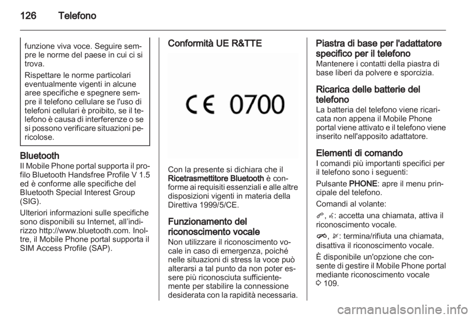 OPEL ASTRA J 2012  Manuale del sistema Infotainment (in Italian) 