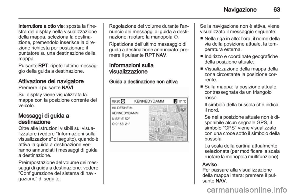 OPEL ASTRA J 2013  Manuale del sistema Infotainment (in Italian) 