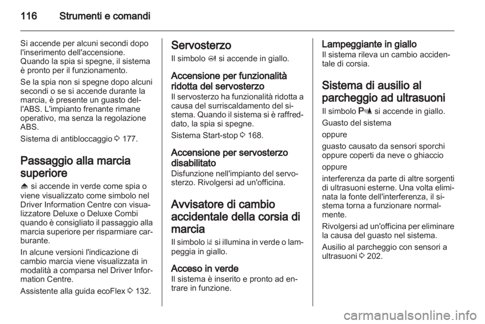 OPEL ASTRA J 2013 Manuale di uso e manutenzione (in Italian) OPEL ASTRA J 2013 Manuale di uso e manutenzione (in Italian)