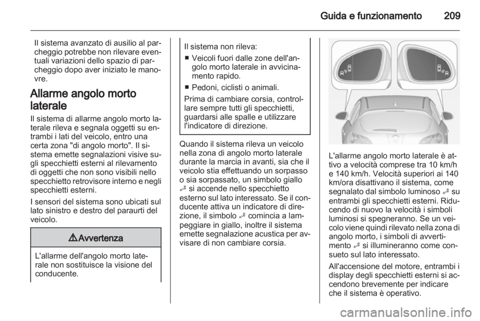 OPEL ASTRA J 2013 Manuale di uso e manutenzione (in Italian) OPEL ASTRA J 2013 Manuale di uso e manutenzione (in Italian)