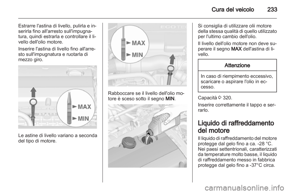 OPEL ASTRA J 2013 Manuale di uso e manutenzione (in Italian) OPEL ASTRA J 2013 Manuale di uso e manutenzione (in Italian)