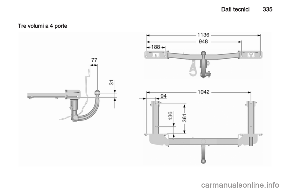 OPEL ASTRA J 2013  Manuale di uso e manutenzione (in Italian) 