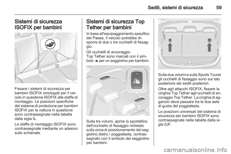 OPEL ASTRA J 2013  Manuale di uso e manutenzione (in Italian) 