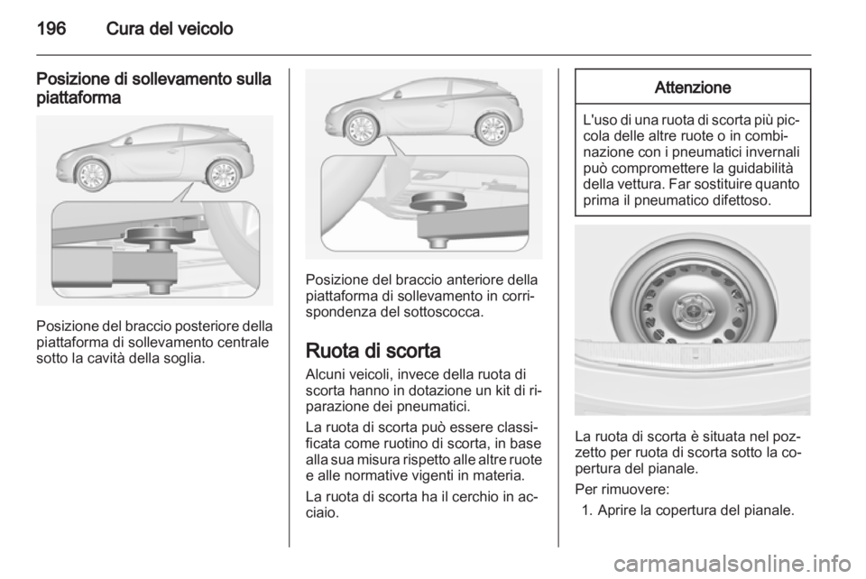 OPEL ASTRA J GTC 2012  Manuale di uso e manutenzione (in Italian) 
