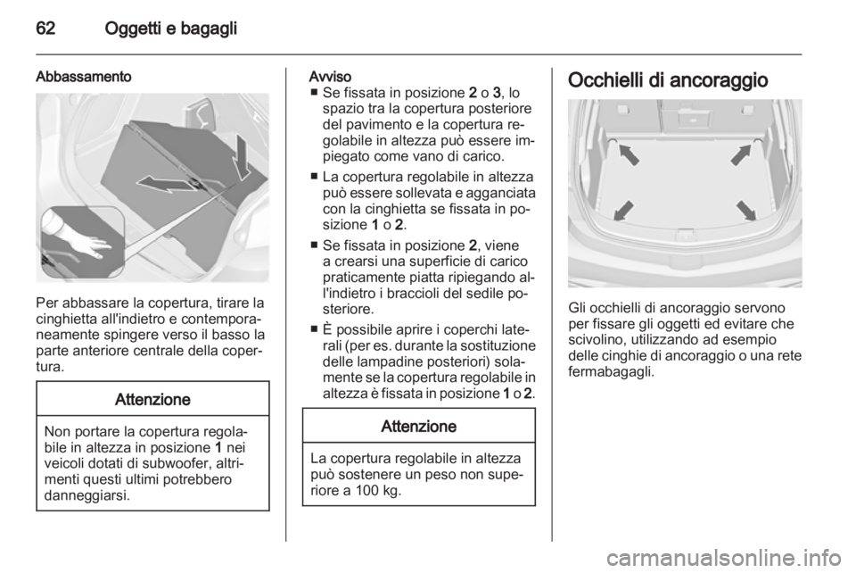 OPEL ASTRA J GTC 2012  Manuale di uso e manutenzione (in Italian) 