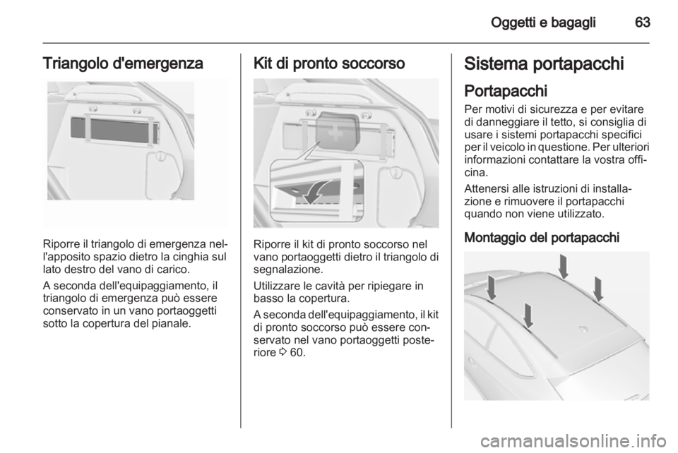 OPEL ASTRA J GTC 2012  Manuale di uso e manutenzione (in Italian) 