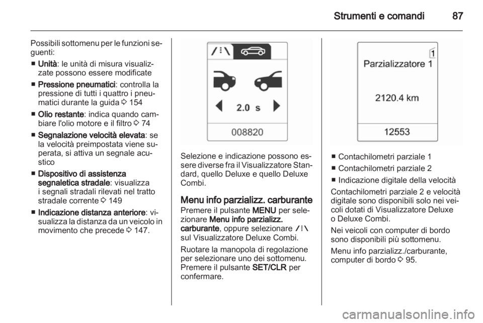 OPEL ASTRA J GTC 2012  Manuale di uso e manutenzione (in Italian) 