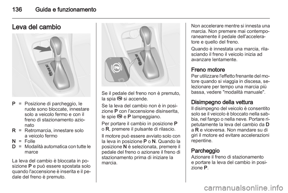 OPEL ASTRA J GTC 2012.5  Manuale di uso e manutenzione (in Italian) 