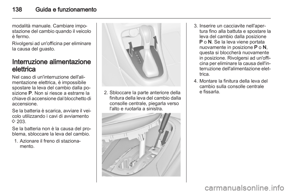 OPEL ASTRA J GTC 2012.5  Manuale di uso e manutenzione (in Italian) 